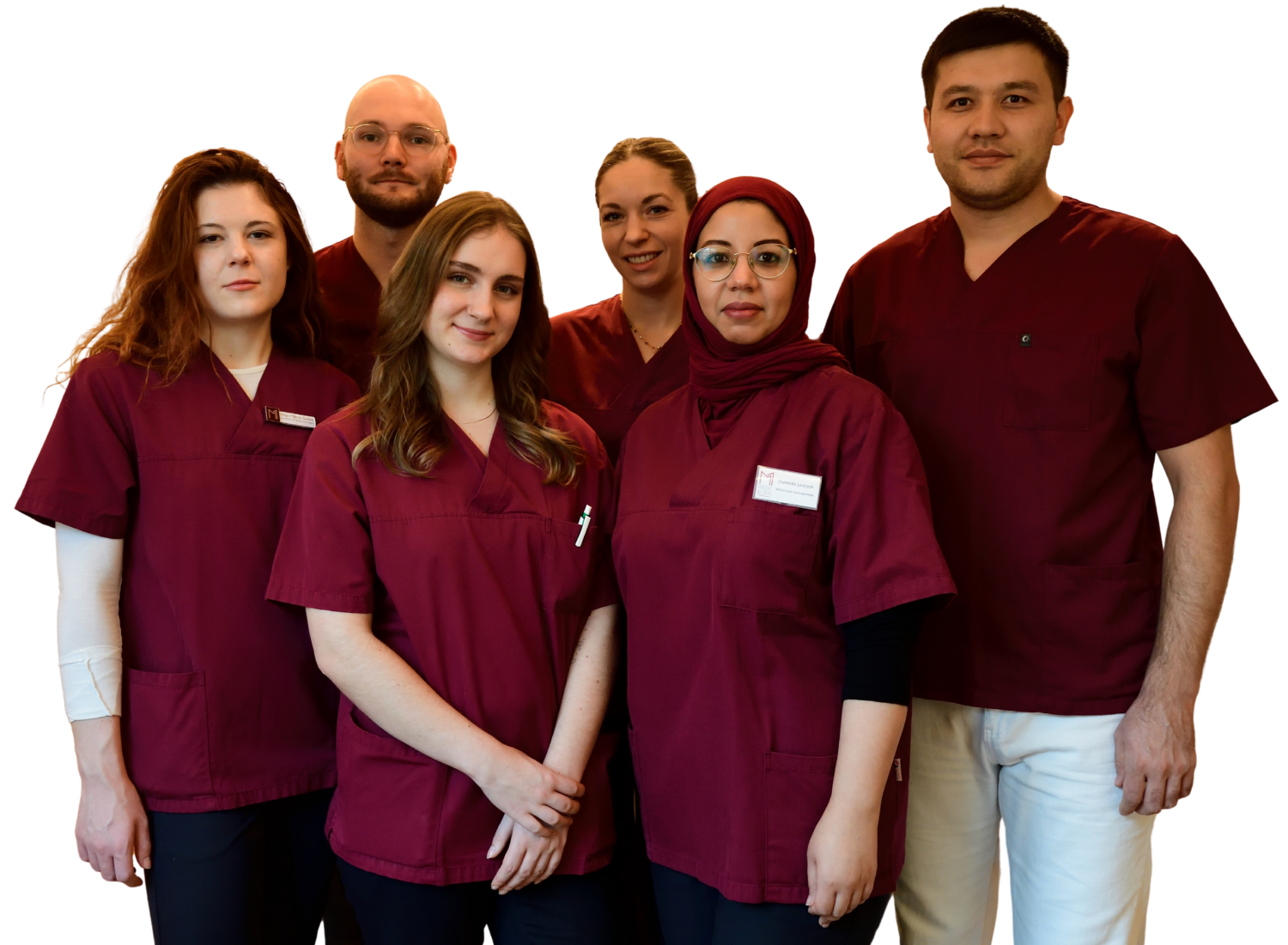 Teil des Serviceteams von M1